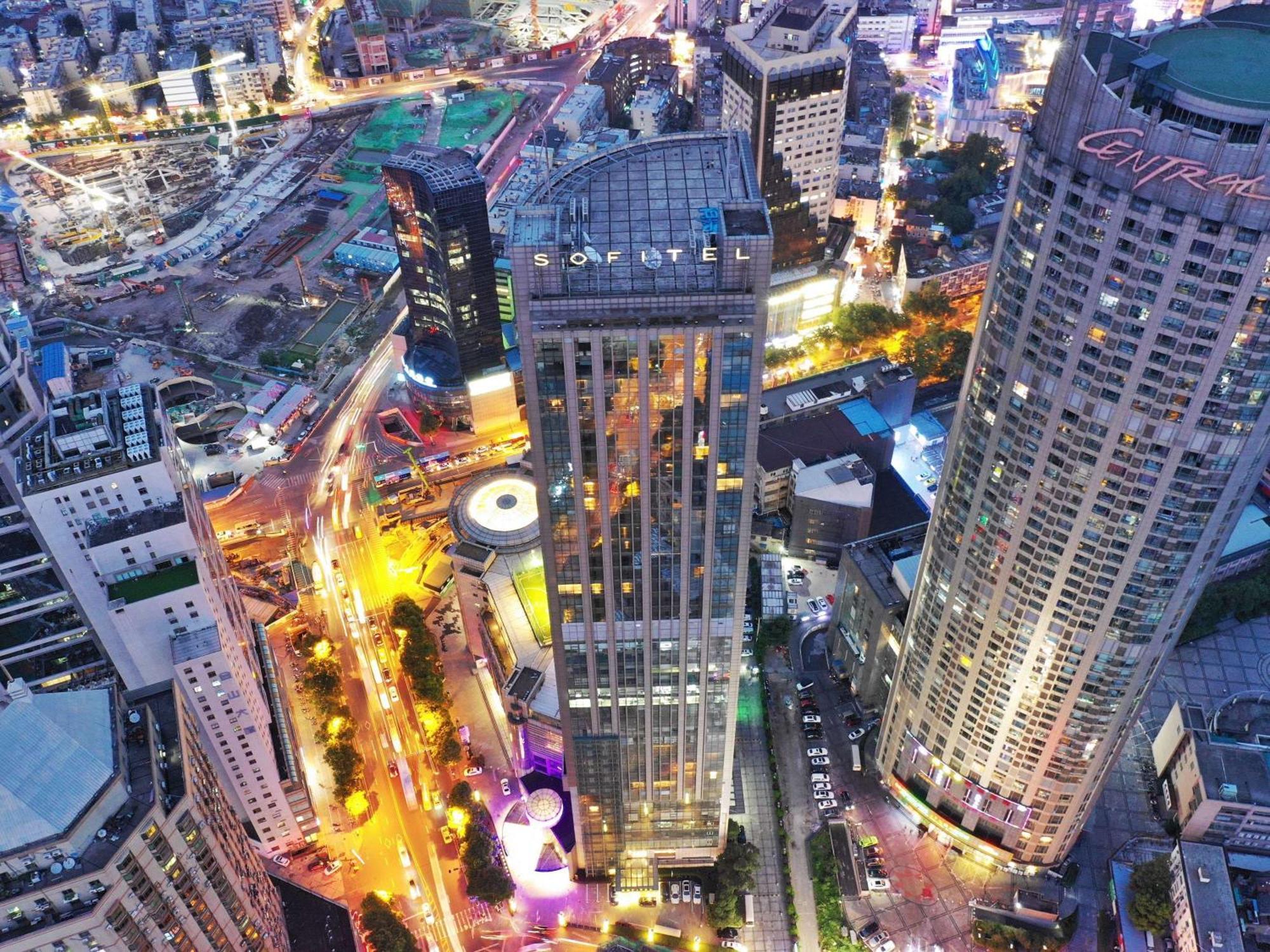 Sofitel Nanjing Galaxy Otel Dış mekan fotoğraf
