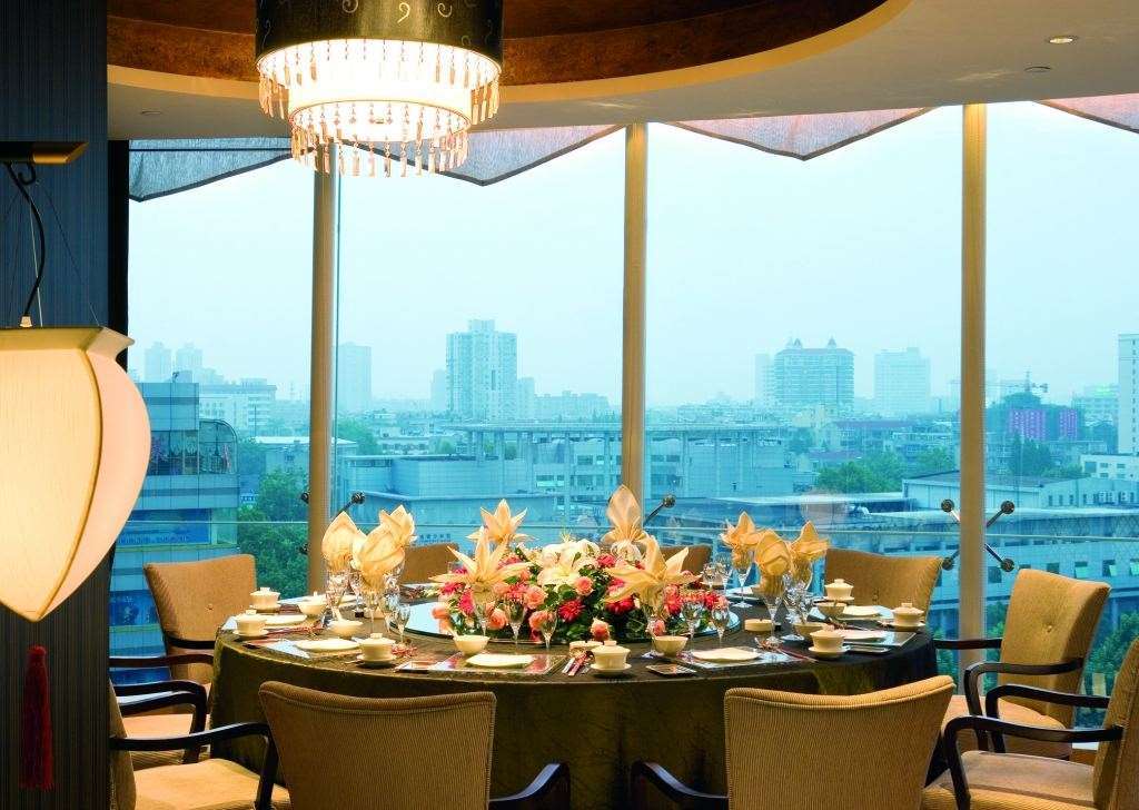 Sofitel Nanjing Galaxy Otel Restoran fotoğraf